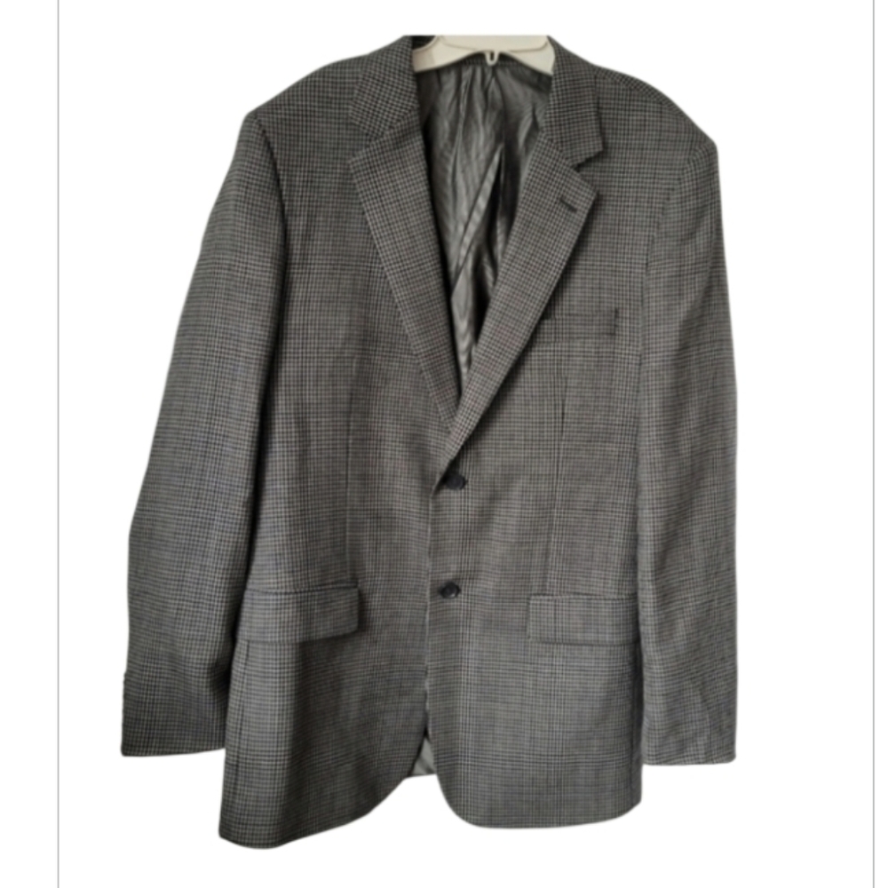 Fil a fil Platinum Woolmark Size 42L Blazer